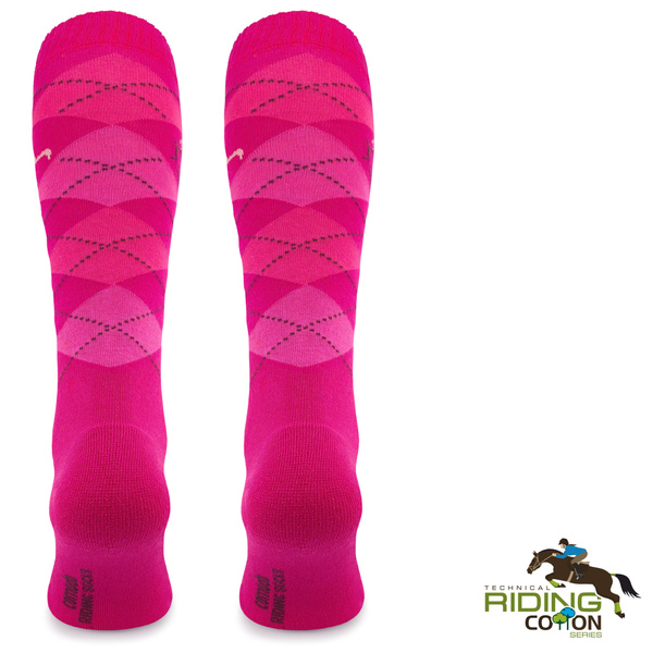 Podkolanówki jeździeckie SPDJ – w romby