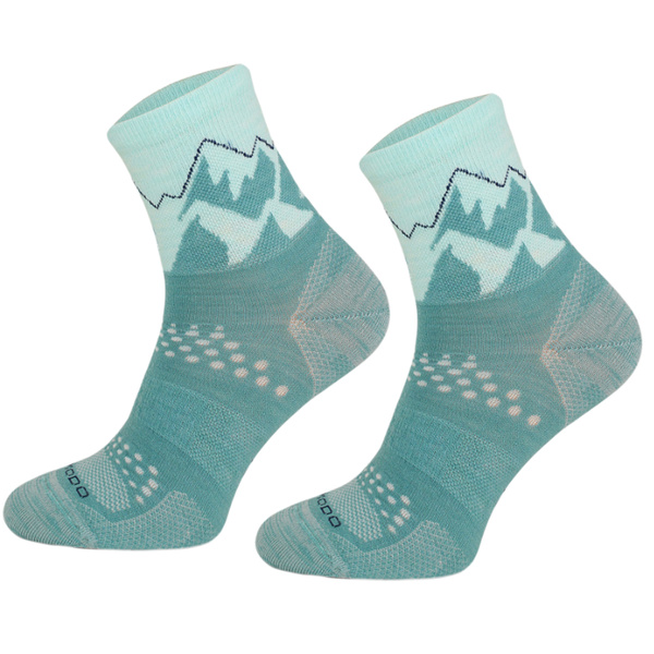 Skarpety trekkingowe TRE29 All Trail Hiker Thin Merino i Alpaka - jasno zielony