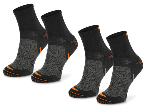 Zestaw skarpet trekkingowych TREUL02 - 70% merino - czarne / 2 PAK