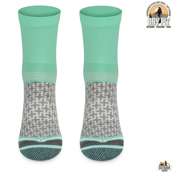 Cletnie skarpety trekkingowe TREUL03 - miętowe