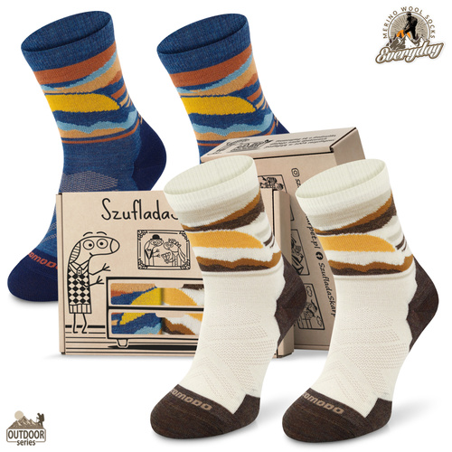 Zestaw skarpet trekkingowych w pudełku - TRE18