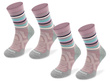 Zestaw skarpet trekkingowych TRE18 Everyday Merino - różowe / 2 PAK