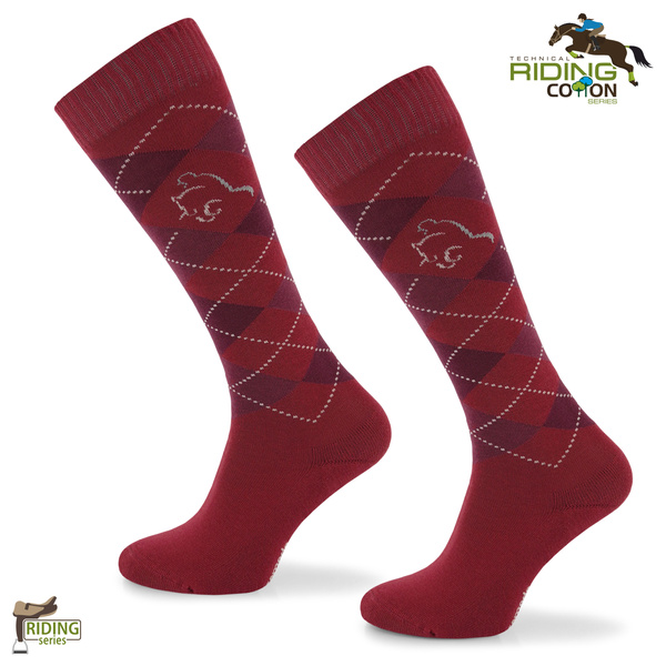 Zestaw podkolanówek SPDJ w pudełku - romby