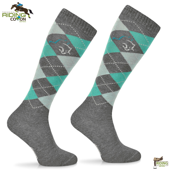 Zestaw podkolanówek SPDJC w pudełku - romby