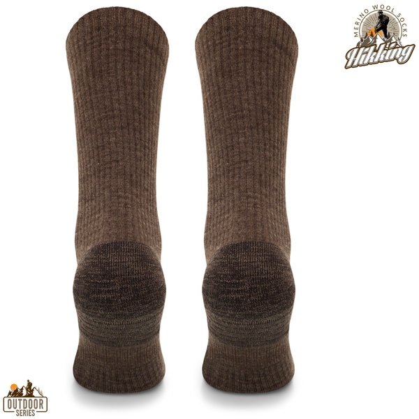 Skarpety trekkingowe TRE20 - 38% wełny merino - brązowy