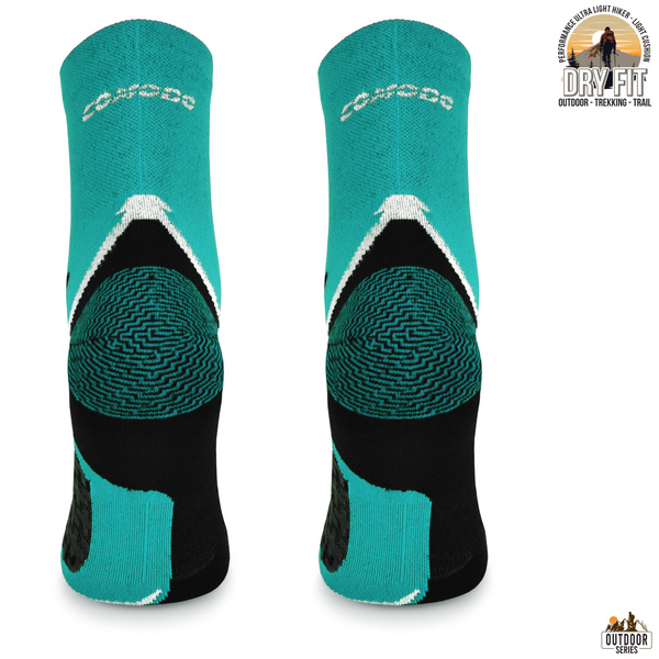 Letnie skarpety trekkingowe TREUL03 - turkusowe