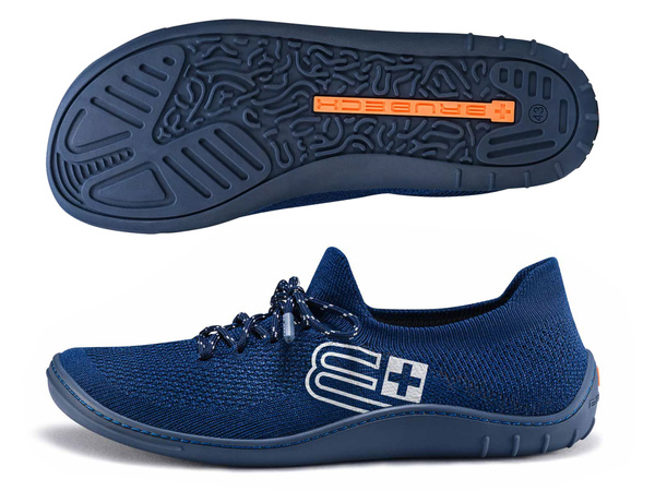 Buty męskie Brubeck Merino Barefoot SH5009M - granatowe