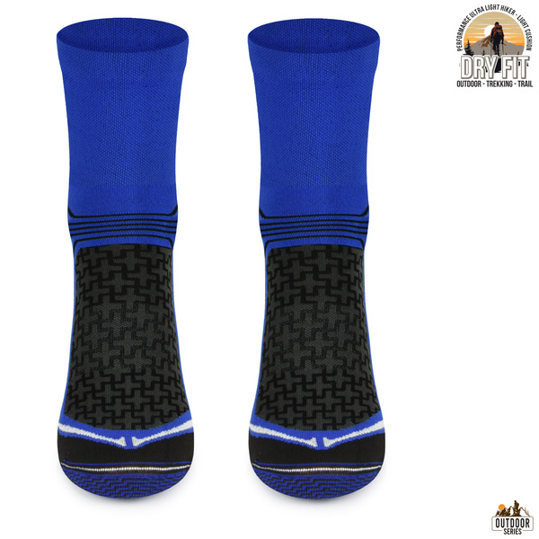 Letnie skarpety trekkingowe TREUL03 - niebieskie