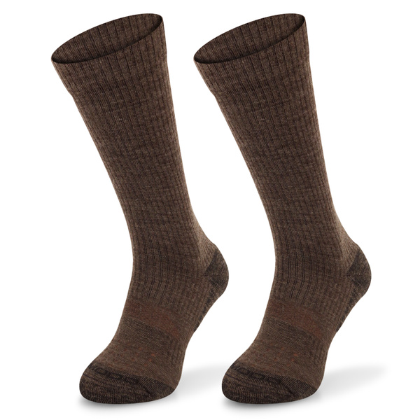 Skarpety trekkingowe TRE20 - 38% wełny merino - brązowy