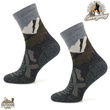 Zestaw skarpet trekkingowych TRE18 Everyday Merino - szare góry / 2 PAK