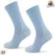 Skarpety trekkingowe COMODO TRE12 - 70% merino - błękitne