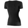 Koszulka damska T-shirt BRUBECK Comfort Merino - czarna