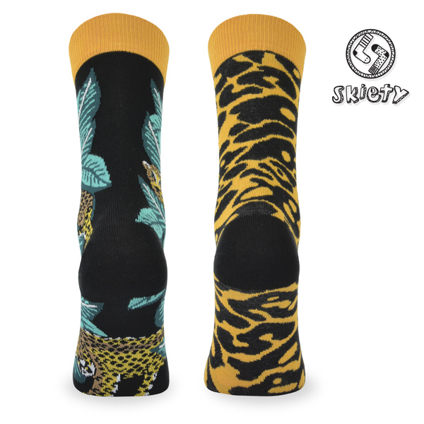 Kolorowe skarpetki – Pantera, Cętki