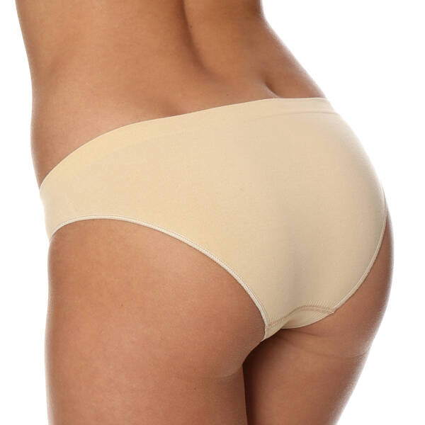 Bawełniane majtki damskie bikini BRUBECK Comfort Cotton - beżowe