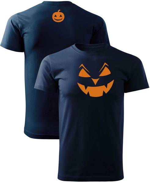 T-shirt granatowy – Halloween / H03