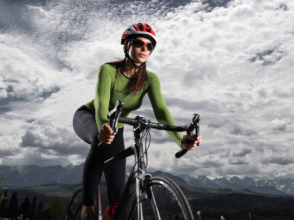 Termoaktywne majtki rowerowe damskie z wkładką 3D Bike